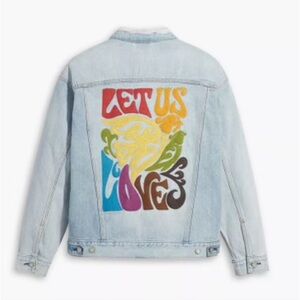 NWOT Levi’s Pride collection LIBERATION TRUCKER JACKET size XL